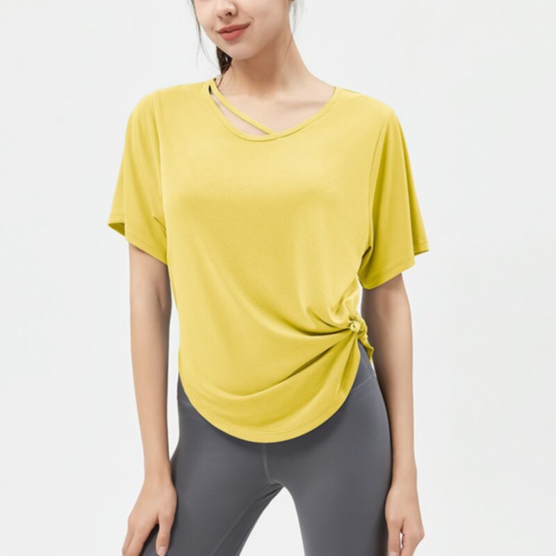 Thin summer loose yoga suit top